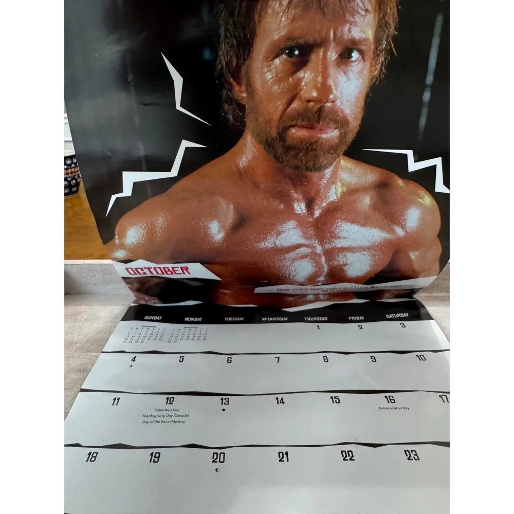 Chuck Norris 2015 16-Month‎ Wall Calendar Trends International Collectible Meme